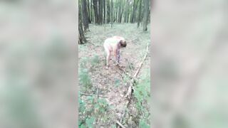 Walking inside nature.