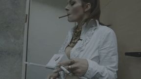 smoking and gold jewellery