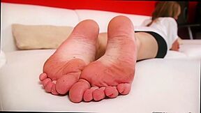 Sexy Young Woman Takes Off Her Sandals And Then Lets You Stare At Her Feet