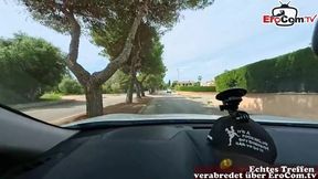 Becky California Picks Up a Shy Guy for Holiday Sex in Mallorca's Public Spaces