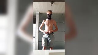 Switching clothes with firm manmeat