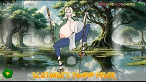 Slutty MILF goes wild in the swamp