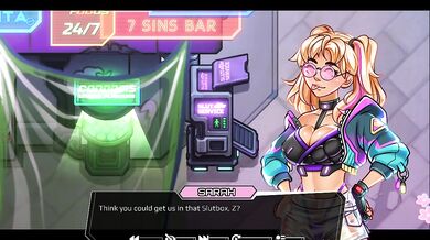 Third Crisis Neon Nights anal game sex streamer