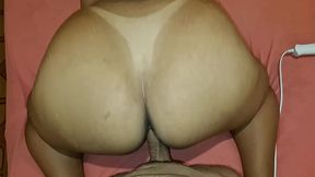 BBW fucked doggy and anal creampie