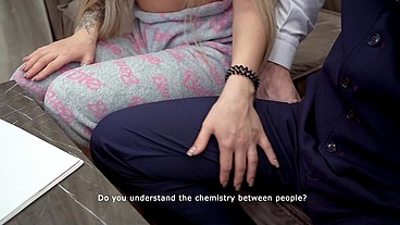 FIRST PORN ! Lera Murr called a teacher in higher mathematics, but they did not teacher the science of this, they ...