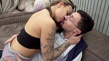 FIRST PORN ! Lera Murr called a teacher in higher mathematics, but they did not teacher the science of this, they ...