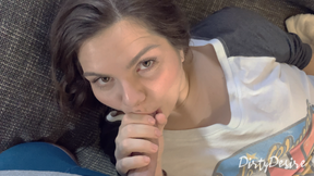 step sister day dreams on the couch