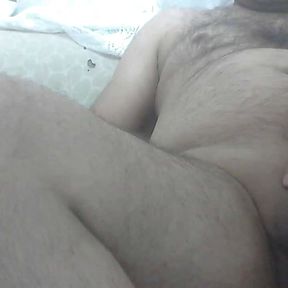 Masculine Daddy Home Alone Cum