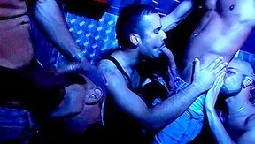 Hot Party Twinks Swap Blows Jobs in Dark Club – Wet Gay Lust Fest