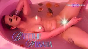 Bathtime Nirvana| SOLO MASTURBATION FEMALE MASTURBATION LAW OF ATTRACTION MANIFESTATION SPIRITUAL PORN MEDITATION PORN SOFTCORE EROTIC FULL NUDE HAIRY BUSH BATHTIME BATH MASTURBATION DILDO MASTURBATION