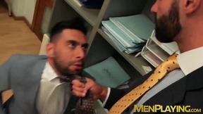 ”Suit sex with two executive branch directors in real office”