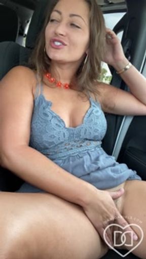 Dani Daniels Public Car Masturbation