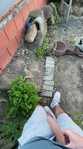 Risky! I Play on the Street with My Dick