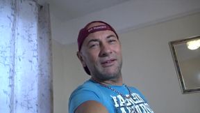 The slut Jay fucked raw by xxl cock in sling