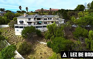 LEZ BE BAD - Little Dragon PRANKS Roommate Jasmine Sherni By Fucking Hookup Aria Sloane IN HER BED!