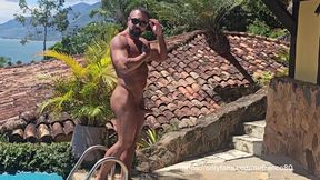 Nude pool day