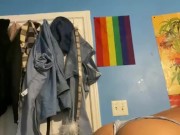 undressing after a long day at work *full vid in bio*