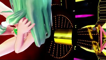 【MM3077】Sanae Futanari Masturbation Dance