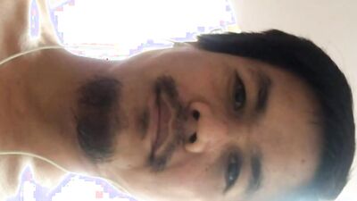 Latino chaps is playing with his pecked in this solo video