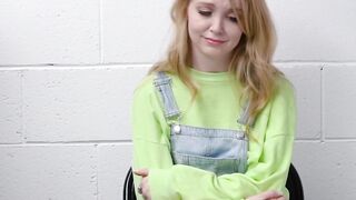 Interrogated blonde teen Nikole Nash fucked after thievery