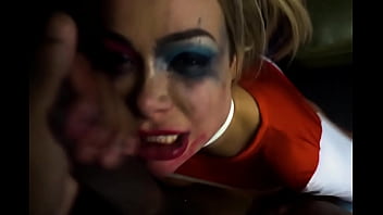 CHESSIE KAY AS HARLEY QUINN GETS FACEFUCKED AND DESTROYED BY BBC