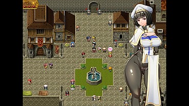 Nymphomania Priestess [Cuckold Hentai game PornPlay] Ep.6 This nun has no panties under her dress in public !