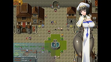 Nymphomania Priestess [Cuckold Hentai game PornPlay] Ep.6 This nun has no panties under her dress in public !