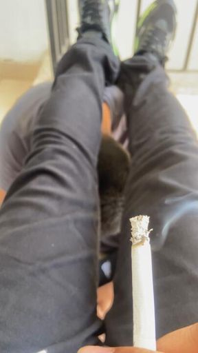 Stupid slave love to be my footstool............Findom paypig cashpig cashslave finsub alpha alphadom alphamaster cashmaster malefeet footdom maledom