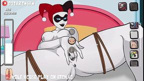 Harley Quinn Full Scenes Creampie Compilation - Hole House Game [Rule 34, Hentai, Cartoon]