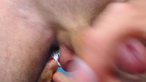 naked and play  with my big cock --- ohmibod is on - Part 4