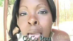 Coco Pink swallows thick white sperm