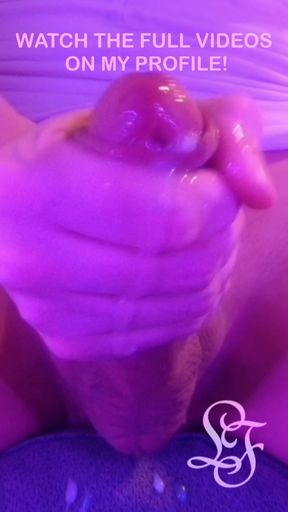 Cum ALL OVER My Big Tranny Dick
