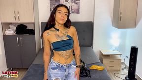vane gomez - 18 year old colombian teen first time porn video latina casting
