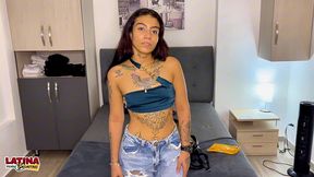 vane gomez - 18 year old colombian teen first time porn video latina casting
