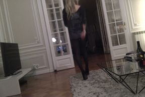 Dancing sissy slut