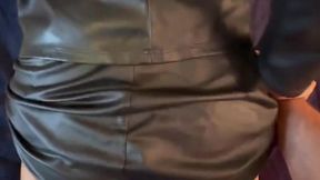 Sexy vestido de cuero/ sexy leather POV