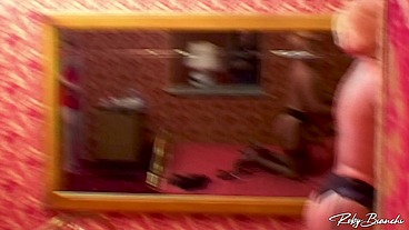 Transcumz - Trans blonde with big dick fucks his friend’s wife in a hot threesome