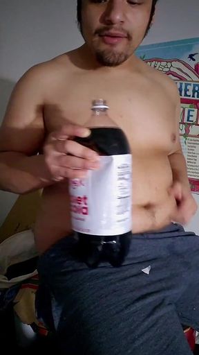 Belly Okay with Pepsi and Mentos Engorged Belly