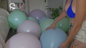Balloon Popping With Pussy