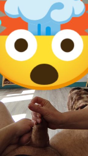 My Best Friend Jerks Me off to Test Coconut Oil