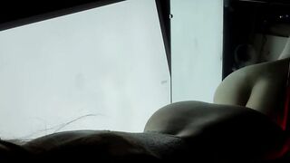 sluts with huge butt riding her toy into doggy style teasing mirror screwed - march foxie