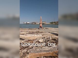 Handstand on the beach