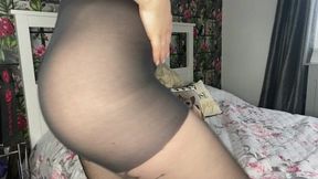 Playing my sexy Pantyhose