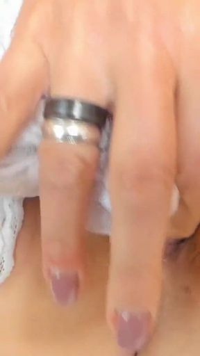 White Lace Thong for Matt