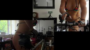 Micro bikini HIIT session