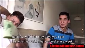 Latino Men fuck cock for money - LATINOHUNTER.COM