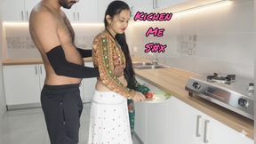 Hot Indian Couple Enjoy In Kitchen Desi couple Having sex in kichen