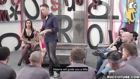 Amateur guys trained in Rocco Siffredi's hard academy!