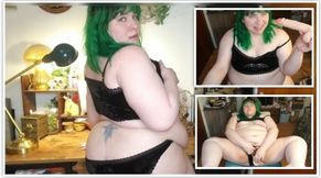 BBW Cums Twice With Dildo