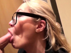 Whore Secretary in Elevator